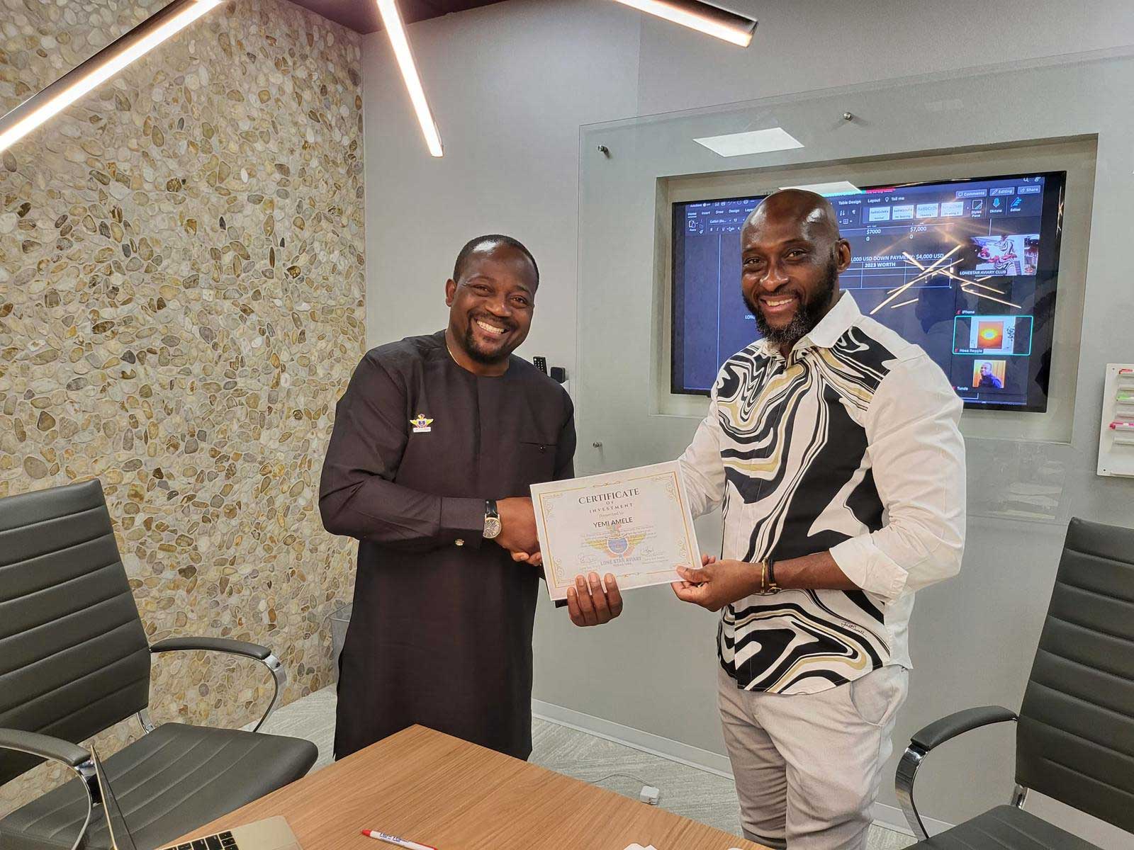 Lone Star Aviary Club of Nigeria Investment Partners